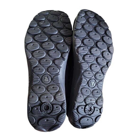Merrell Encore Breeze Clogs Mules Shoes Women's Size 9 Black Suede Mesh Casual - Picture 8 of 9